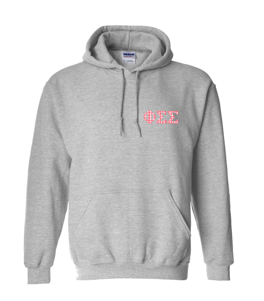 Sorority Plaid Bear Hoodie