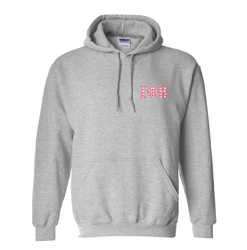 Sorority Plaid Bear Hoodie