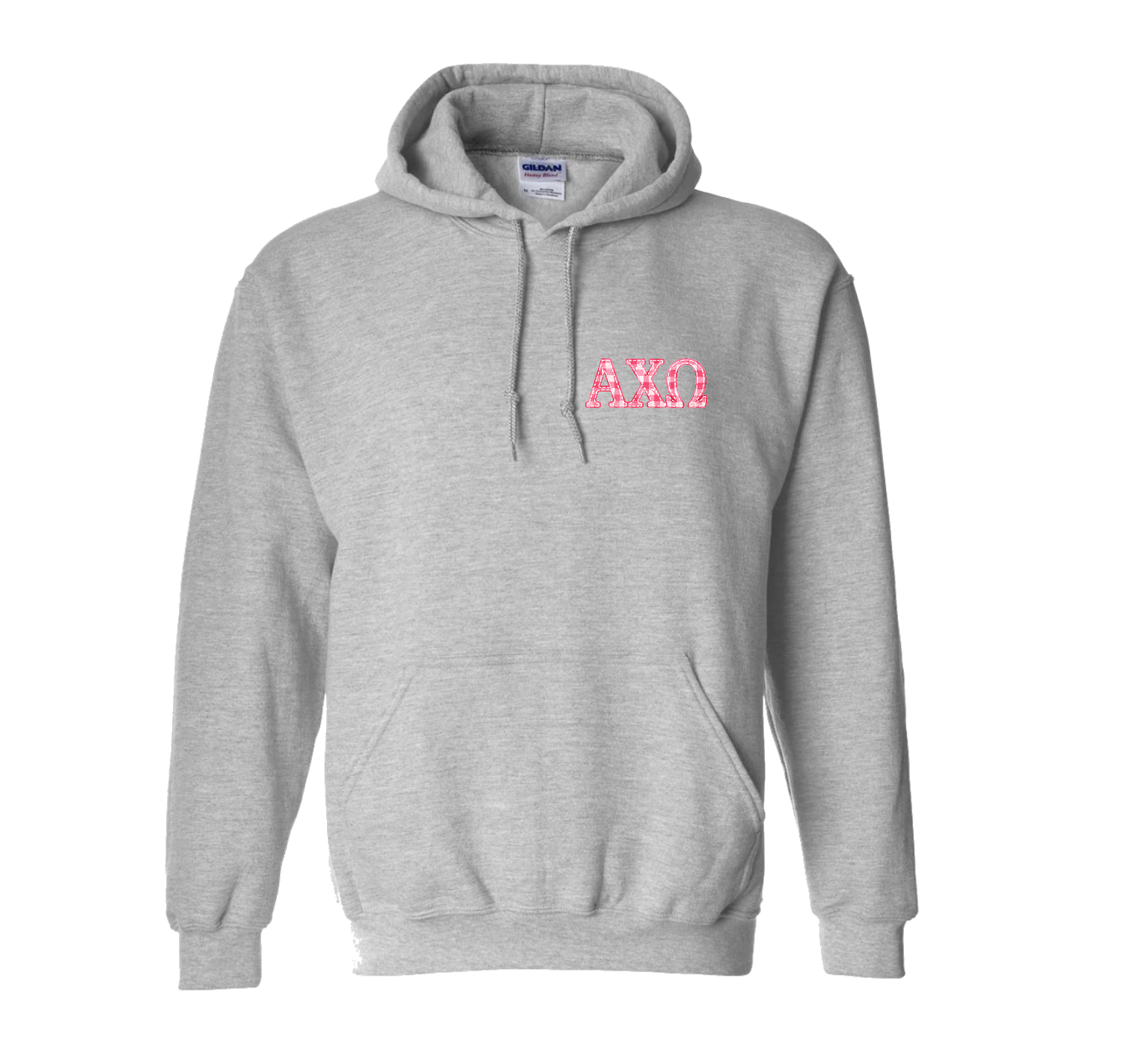 Sorority Plaid Bear Hoodie