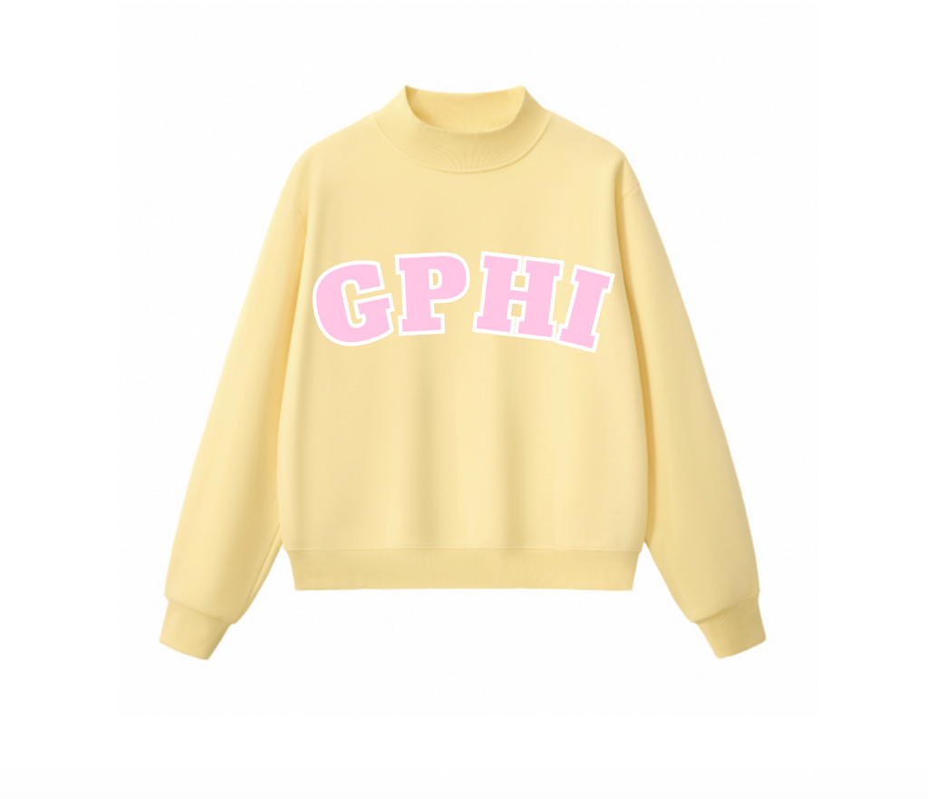 Yellow Mock Neck