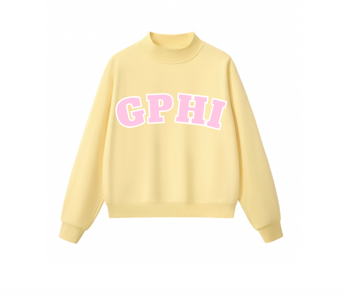 Yellow Mock Neck