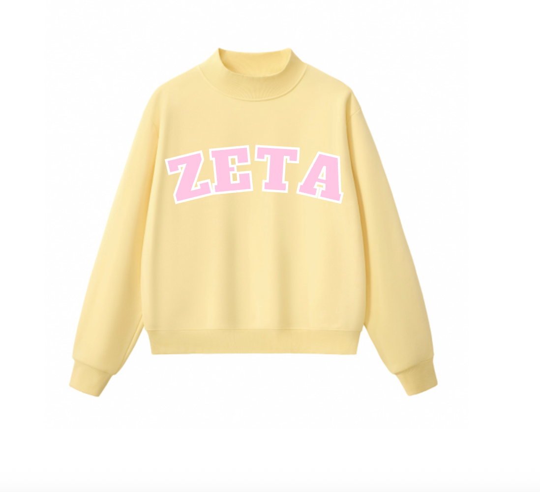Yellow Mock Neck