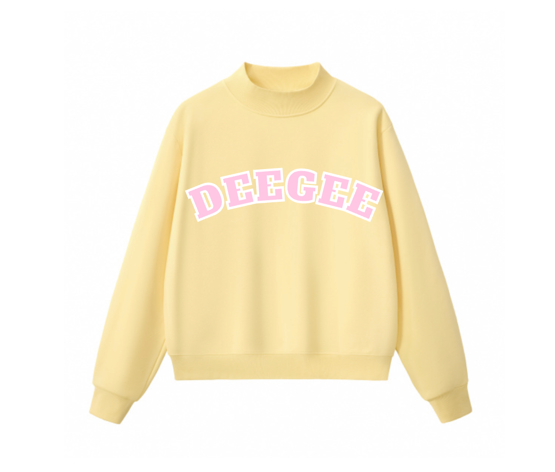 Yellow Mock Neck