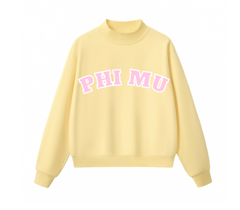 Yellow Mock Neck
