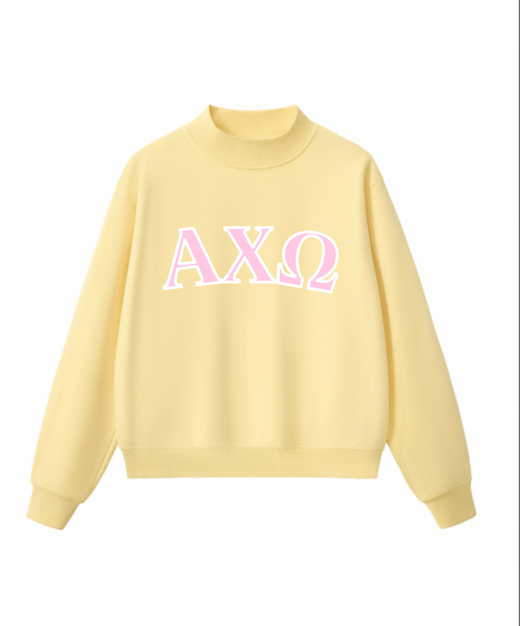 Yellow Mock Neck