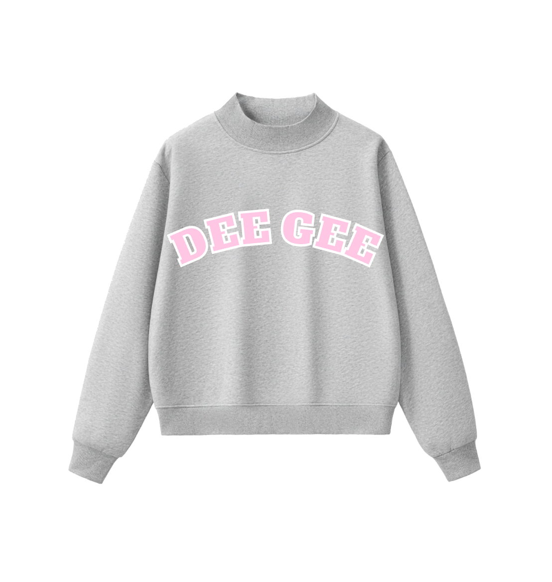 Grey Mock Neck