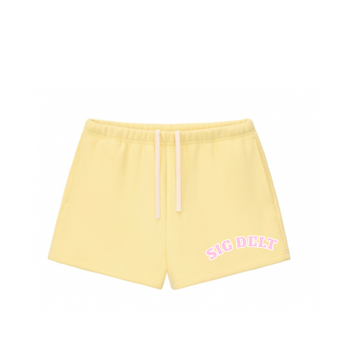Yellow Greek Shorts