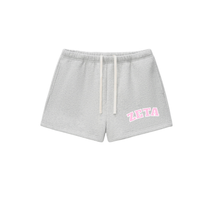 Grey Greek Shorts