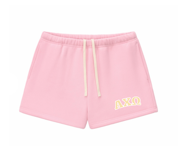 Pink Greek Shorts