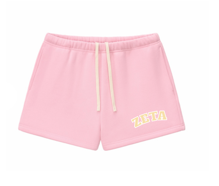 Pink Greek Shorts