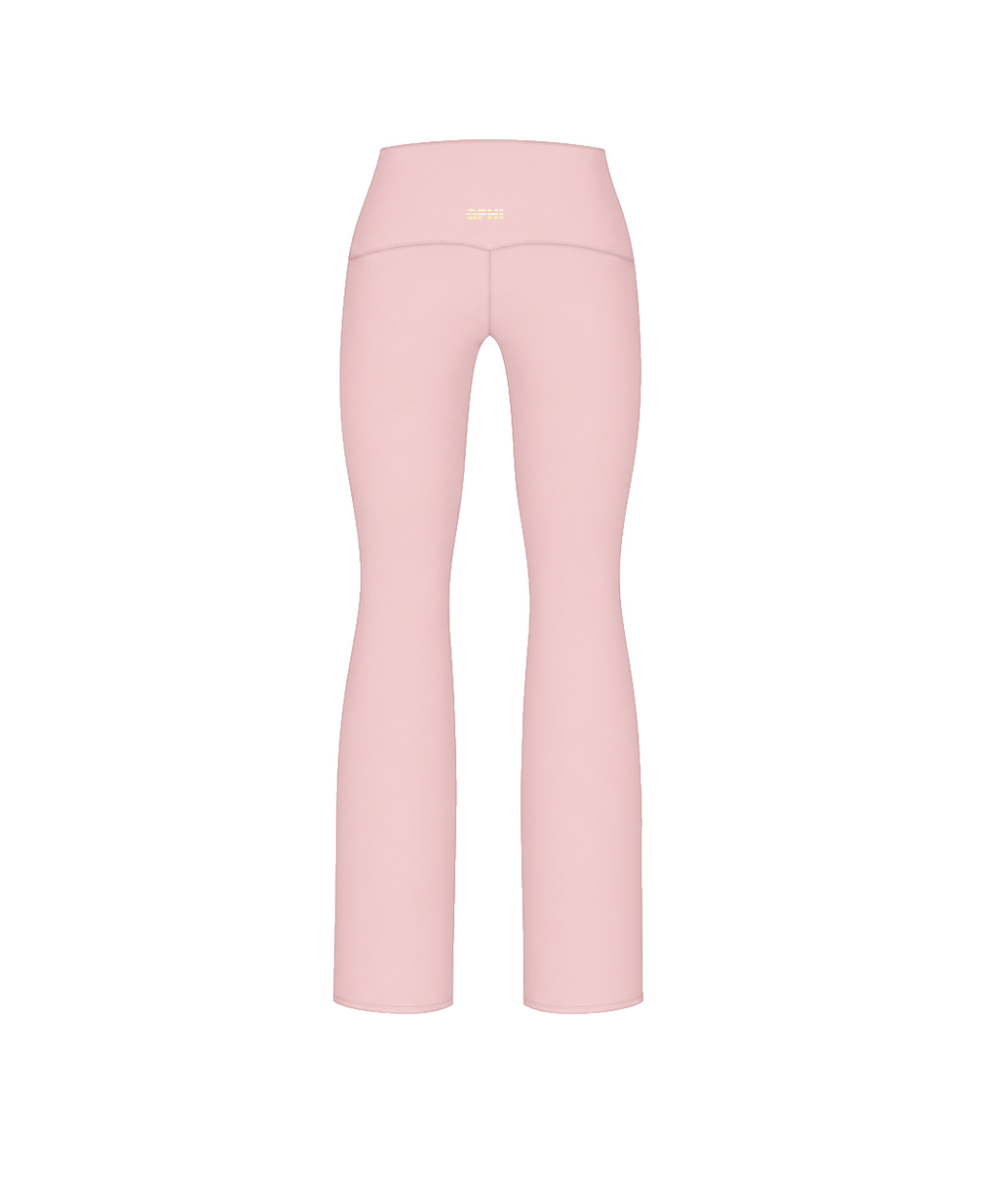 Pink Stripe Fold-Over Leggings