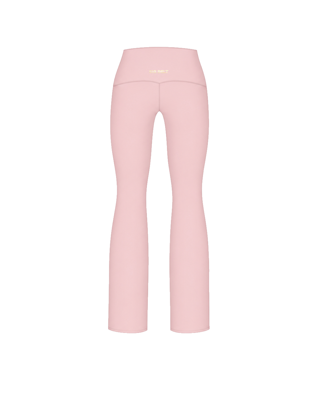 Pink Stripe Fold-Over Leggings