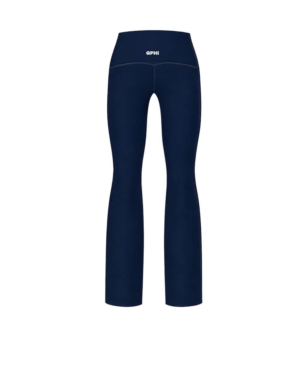 Navy Stripe  Fold-Over Leggings