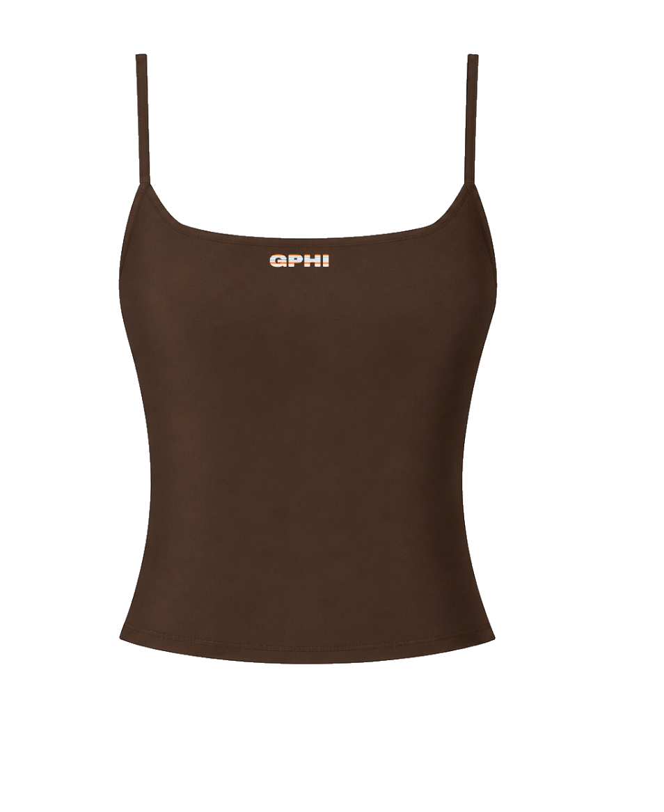 Brown Stripe Tank
