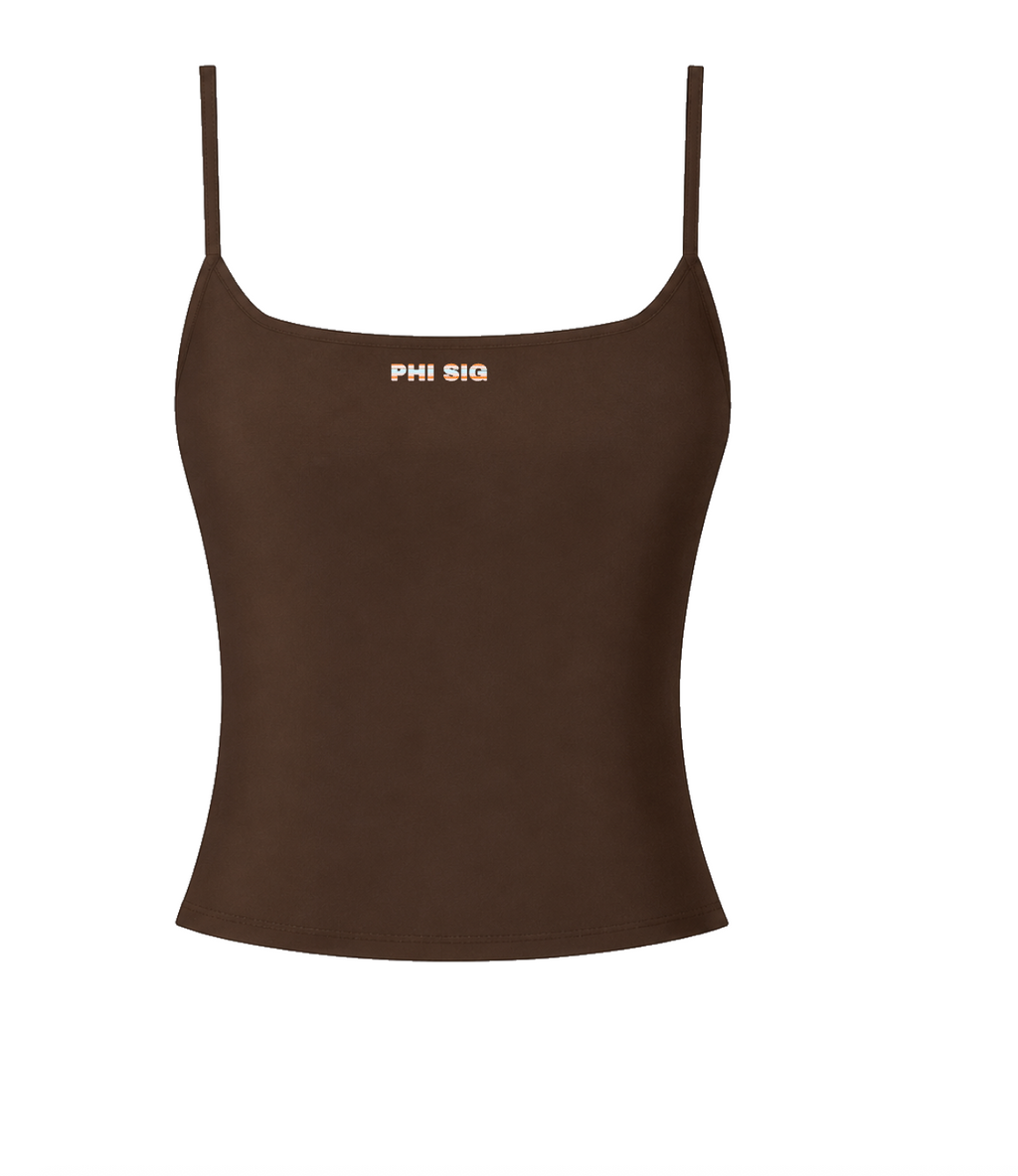 Brown Stripe Tank