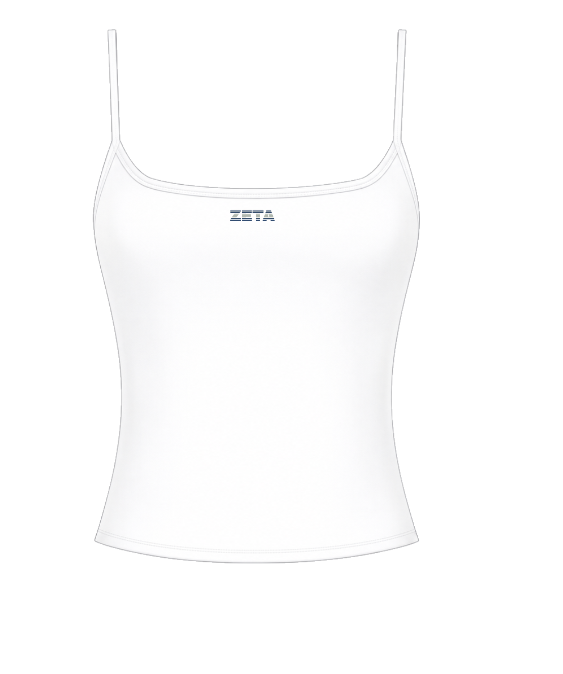 White Stripe Tank