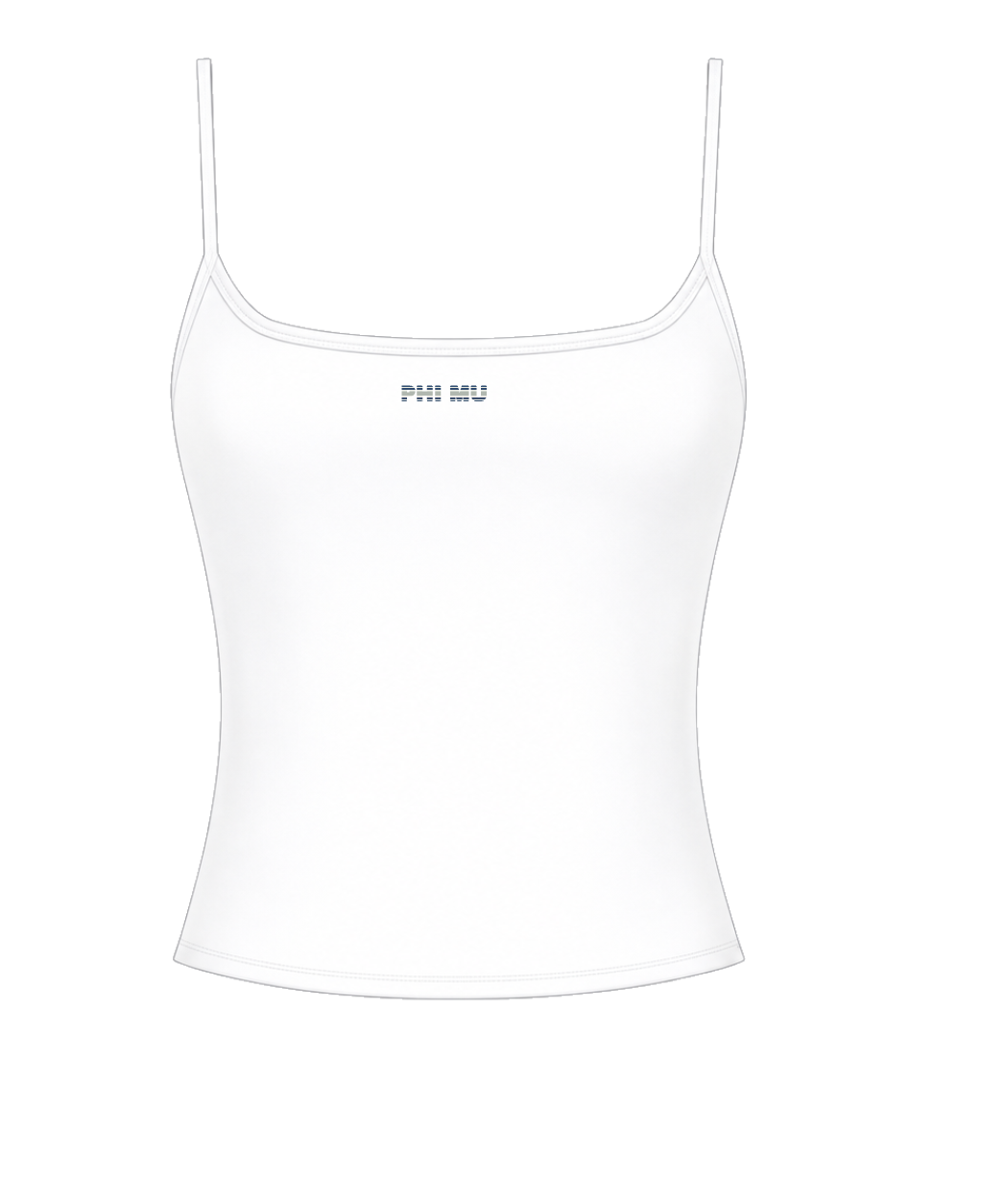 White Stripe Tank