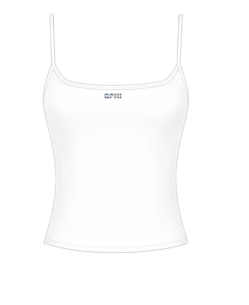 White Stripe Tank