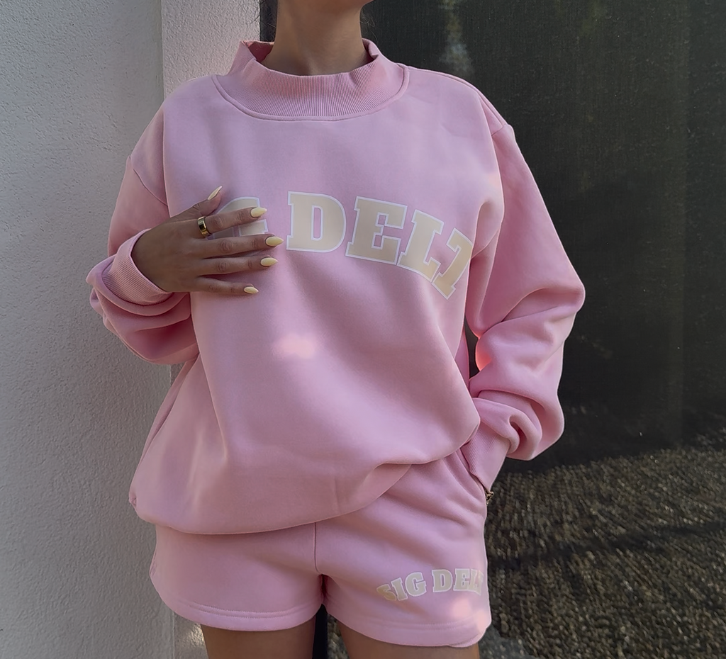 Pink Greek Shorts