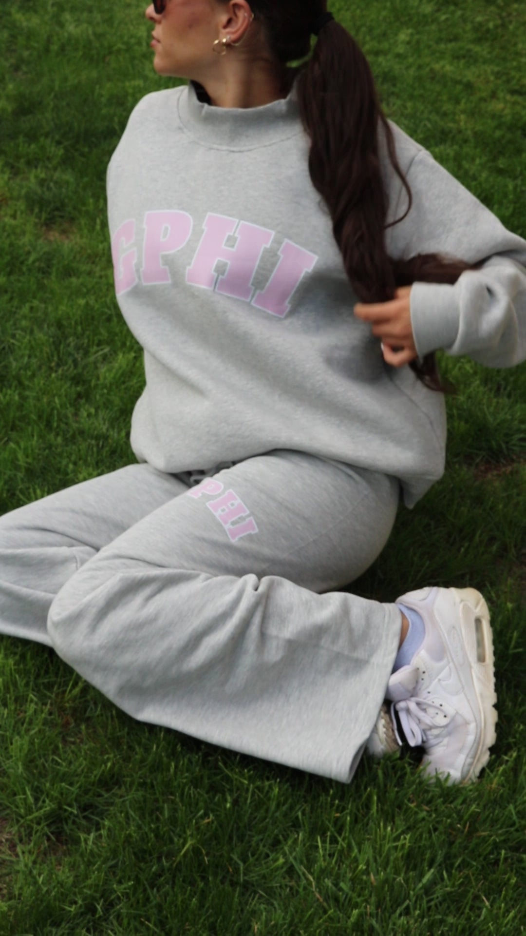 Grey Mock Neck